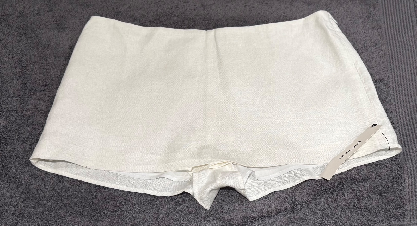 Reformation Mia Low Waist Linen Skort RRP £128