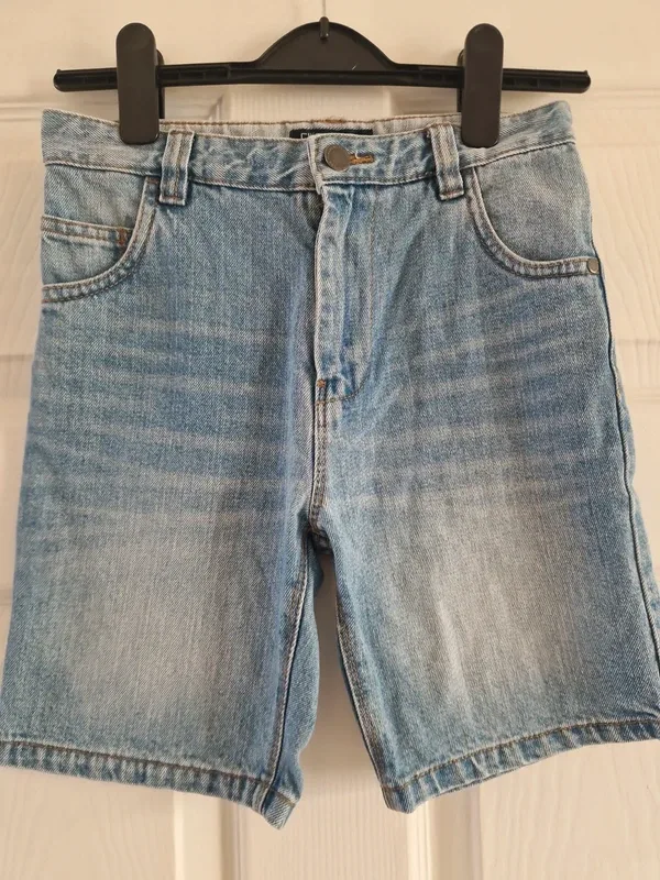 Next Denim Shorts Blue