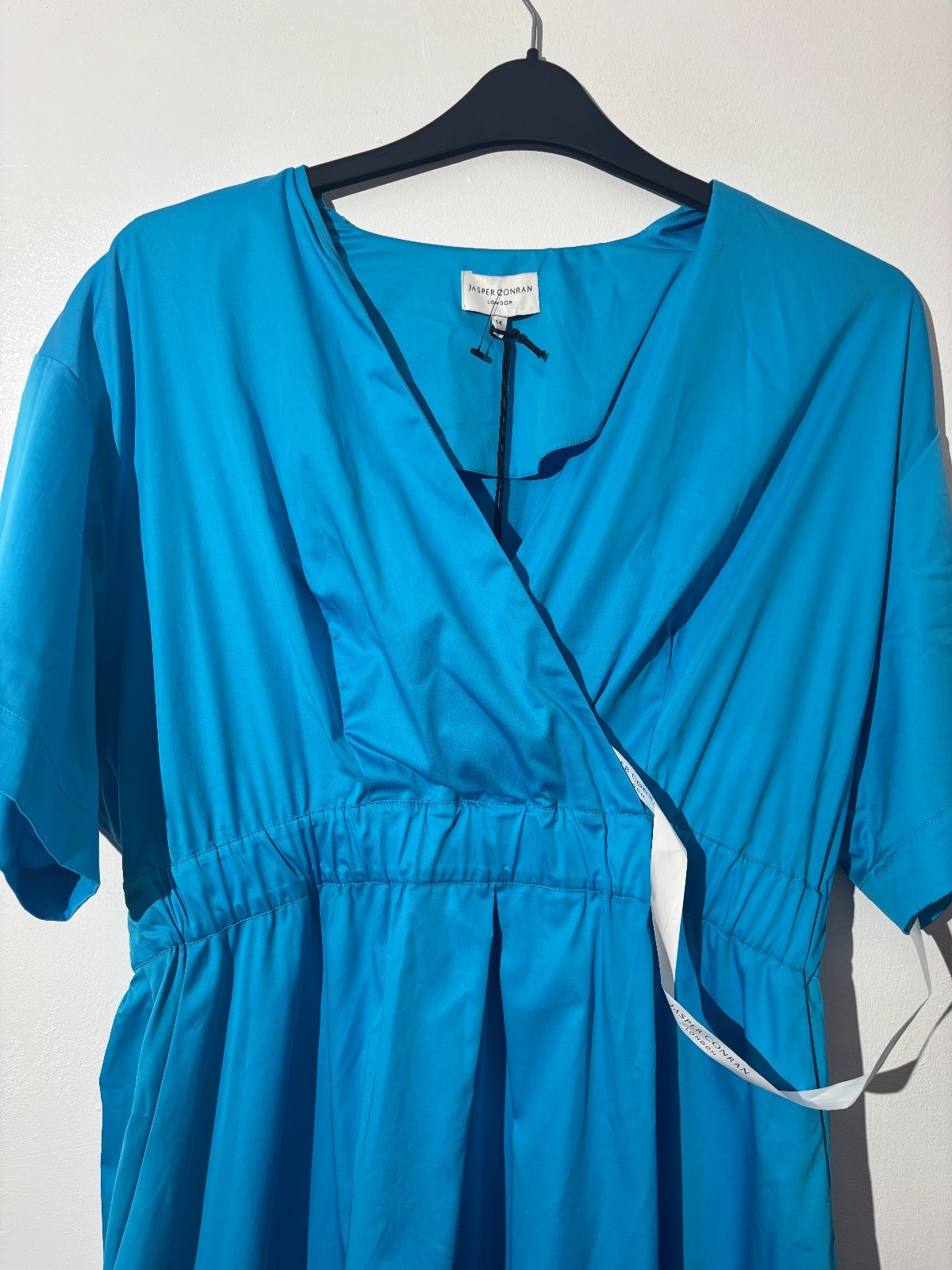 jasper conran blue dress Wrap Clothing Jasper Conran Womens Dress Turquoise ASOS DESIGN plunge stretch colour: chocolate-square-neck-a-line-midi-dress Material Content:100% Polyamide 95% Polyester 5% Elastane