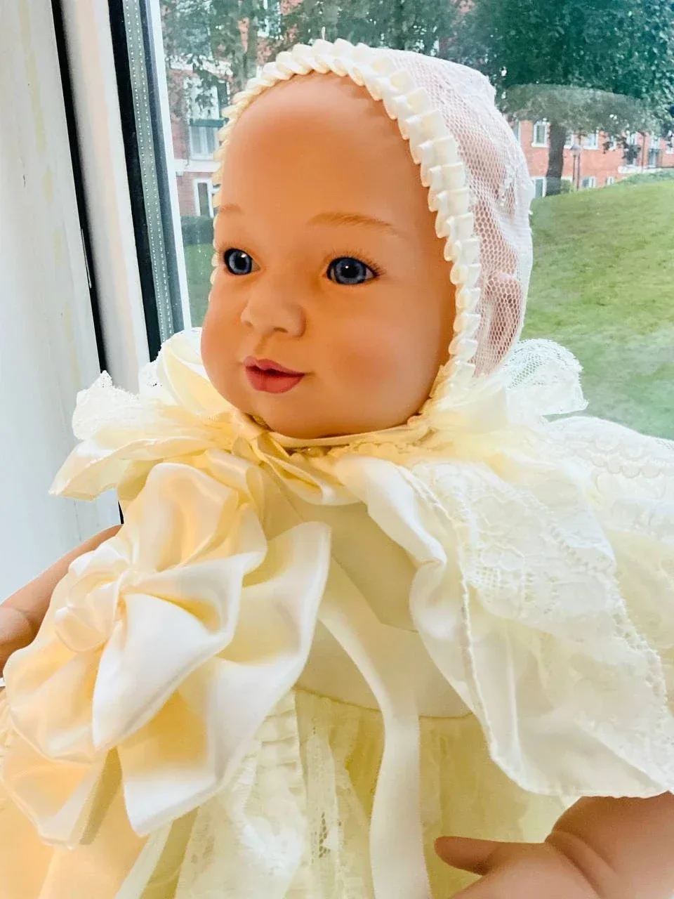 Bnib 19" Collectible Porcelain Doll Christening Gown Prince George